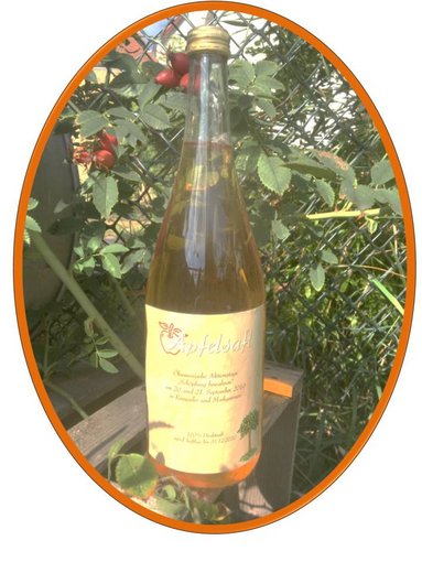 Apfelsaft aus den Ökumenischen Aktionstagen "Schöpfung bewahren"